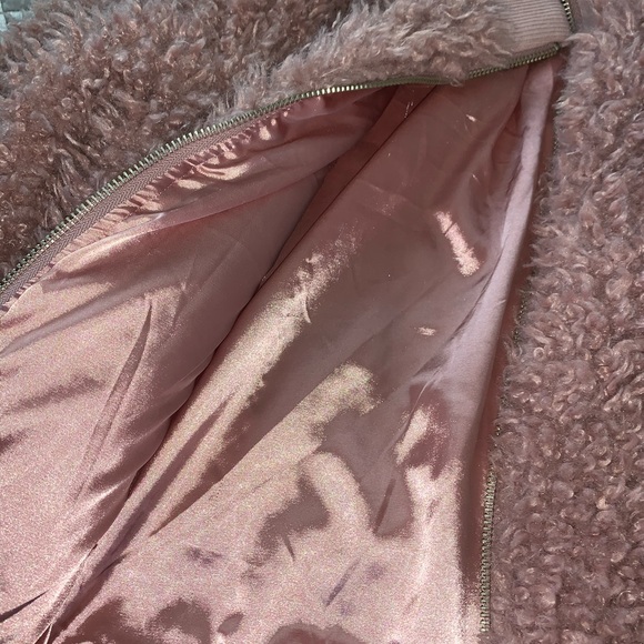 pink fluffy jacket - Picture 6 of 6